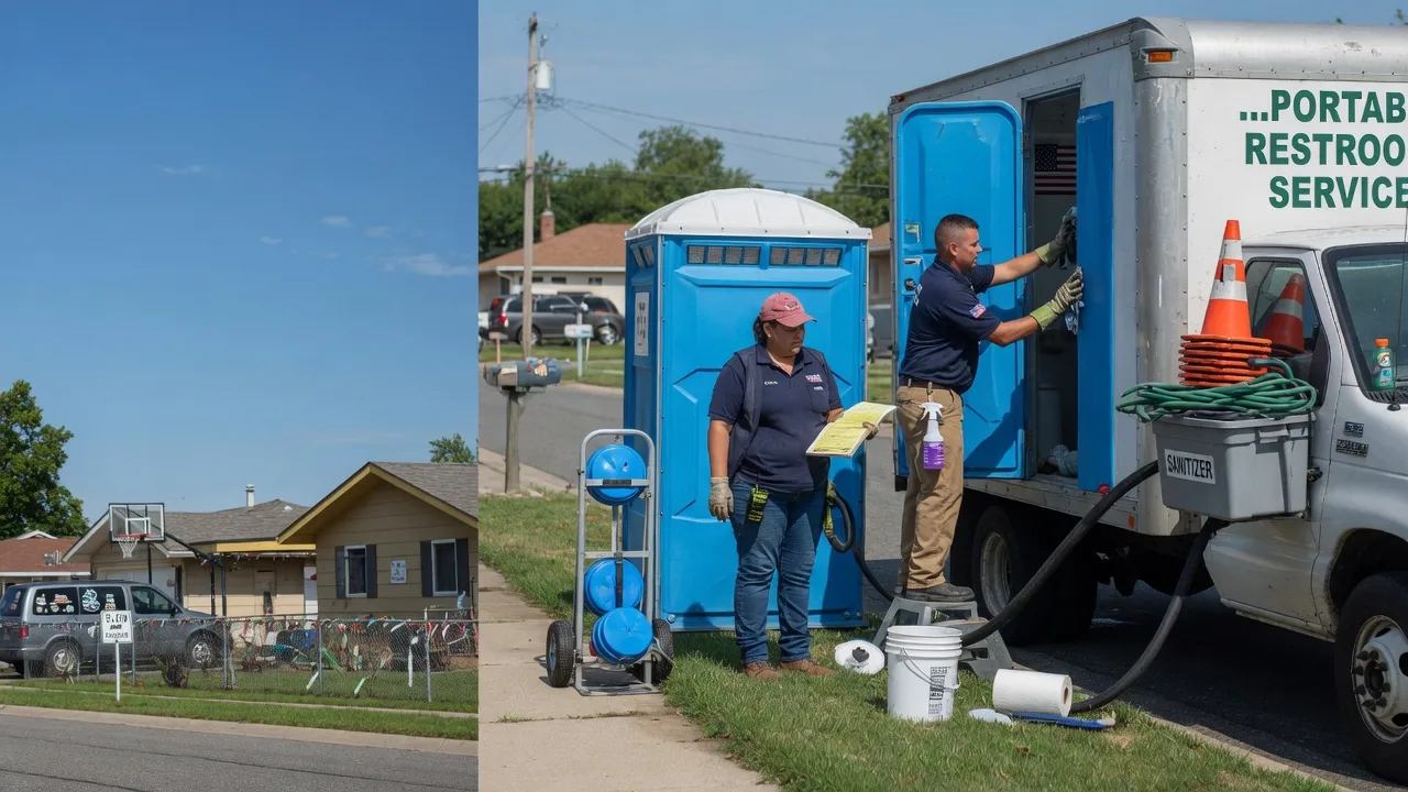 Portable Toilet Rental in Iowa City, IA near me